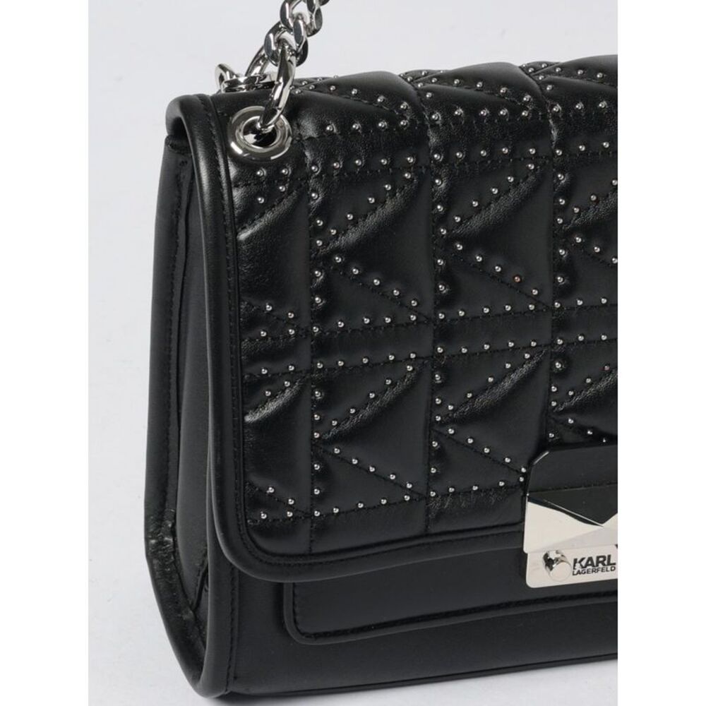 Karl Lagerfeld Women Karl Lagerfeld Matelasse Nappa Bag With Micro Studs - Picture 3 of 3
